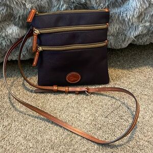 Dooney and Bourke Nylon North South Triple Zip